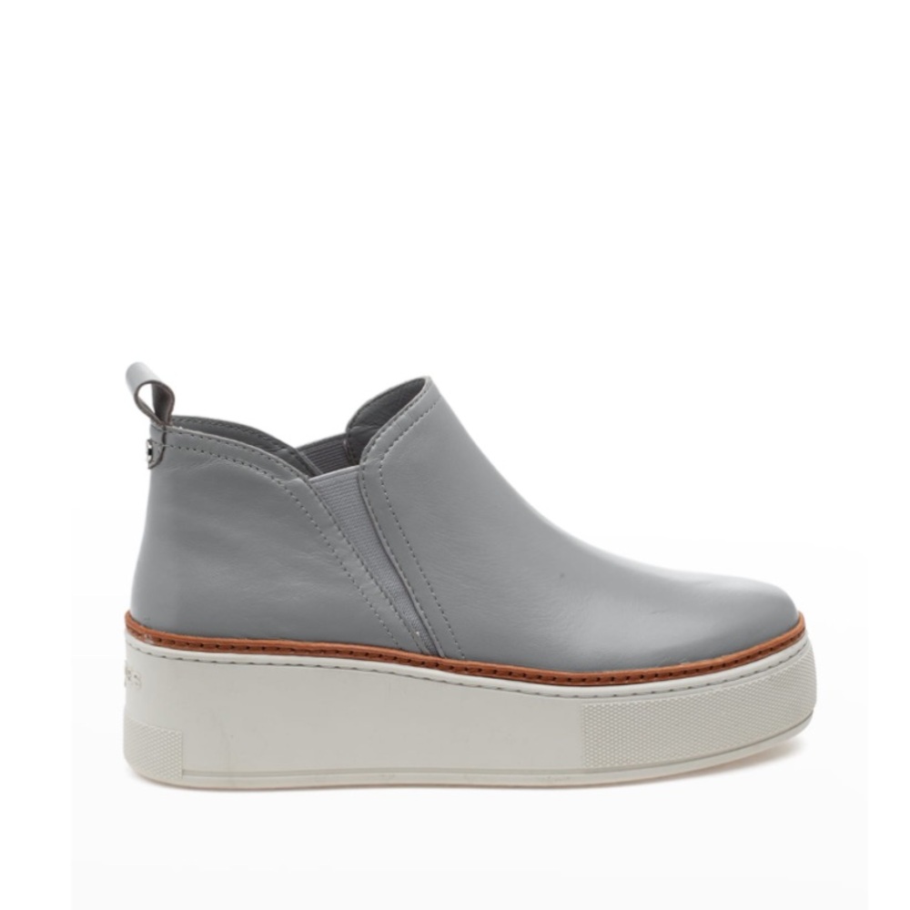 NWT J/SLIDES MIKA Light Grey Sneaker Bootie